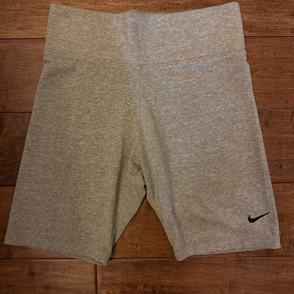 Nike Light Gray Women’s Biker Shorts